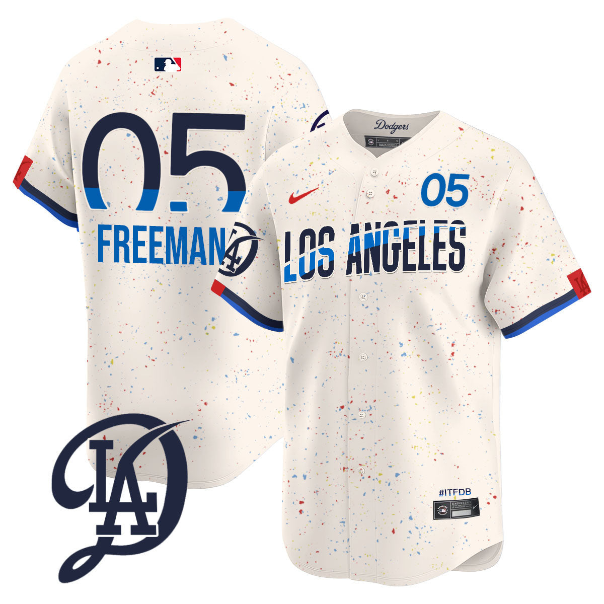 Men's Los Angeles Dodgers 2024 City Connect Limited Jersey - All Stitched