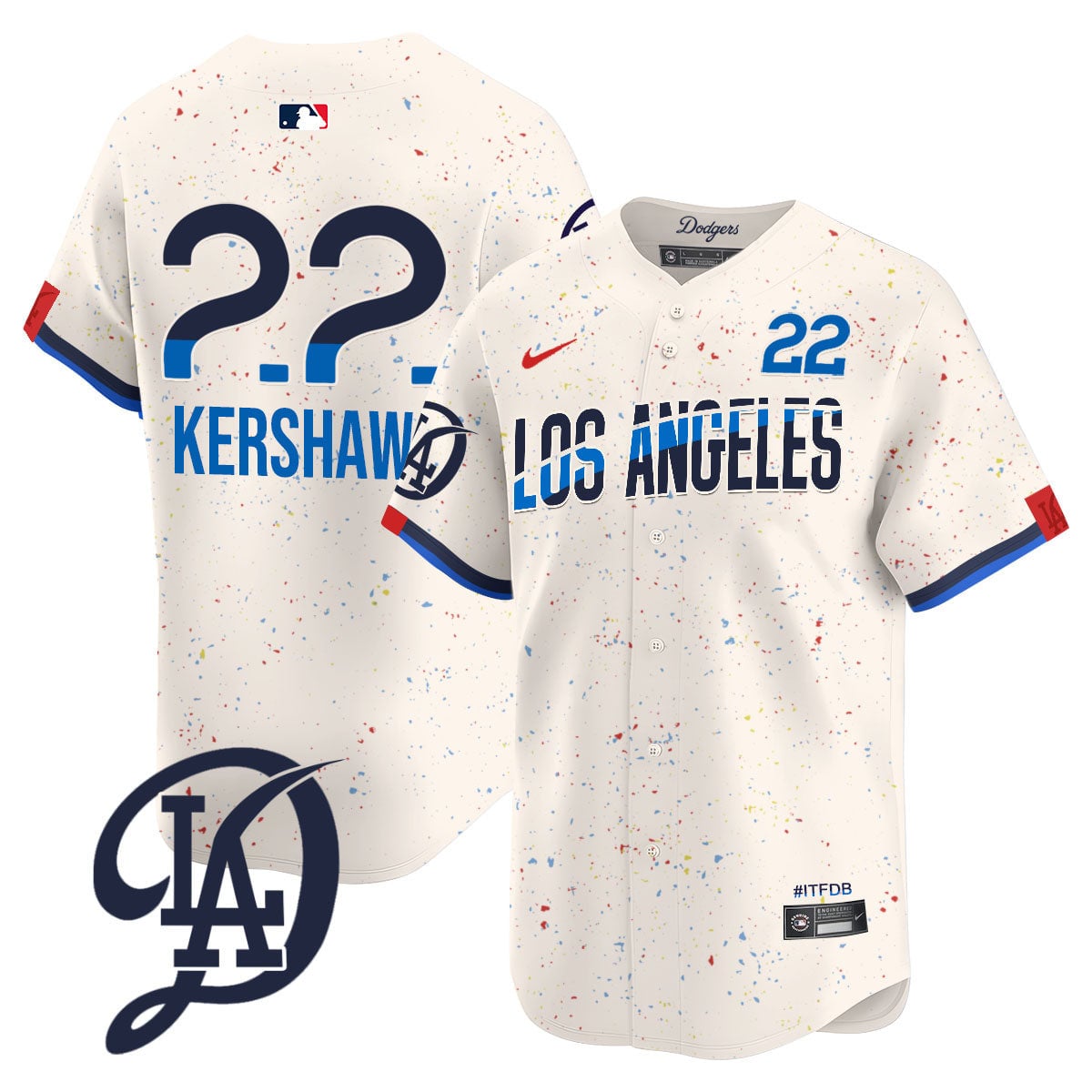 Men's Los Angeles Dodgers 2024 City Connect Limited Jersey - All Stitched