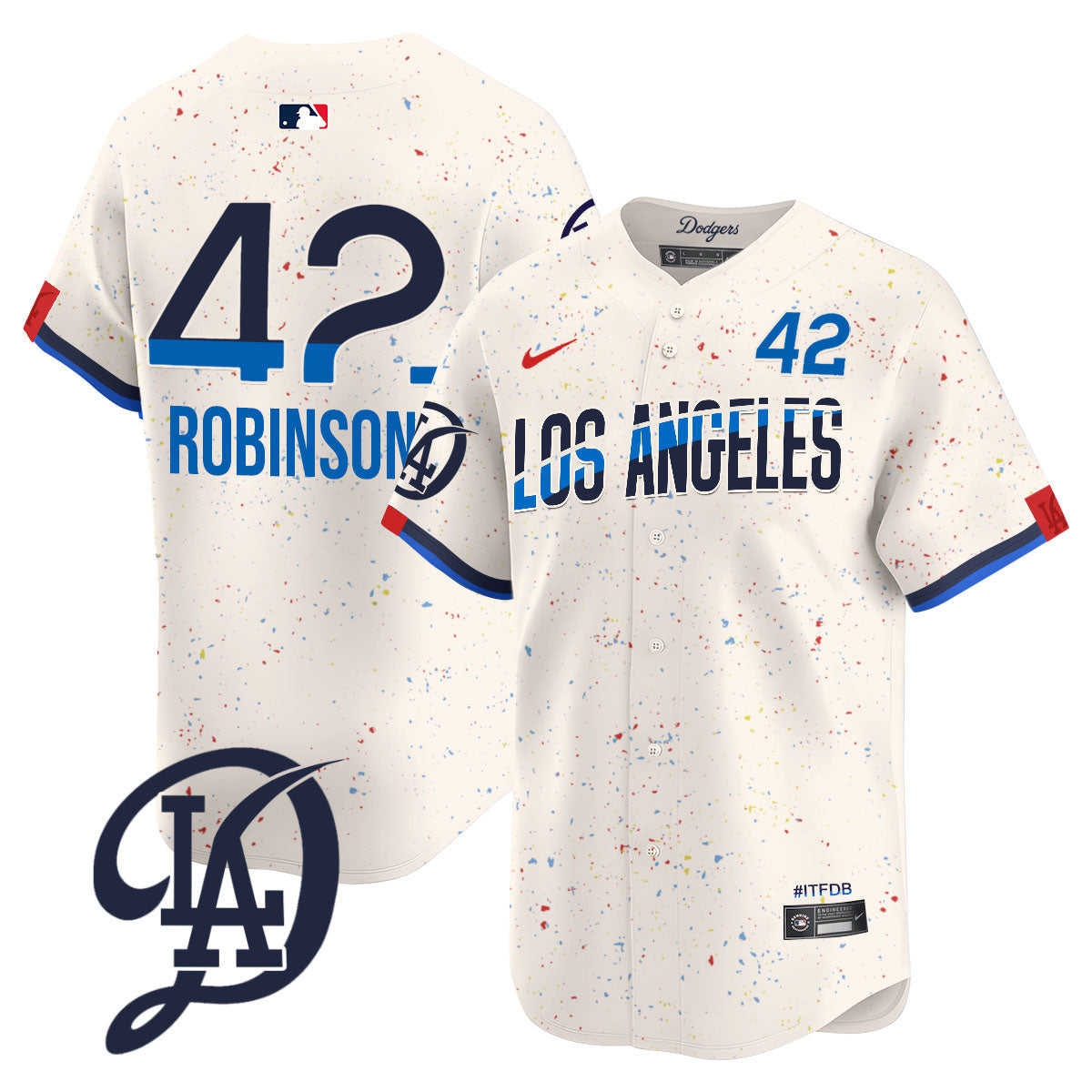 Men's Los Angeles Dodgers 2024 City Connect Limited Jersey - All Stitched