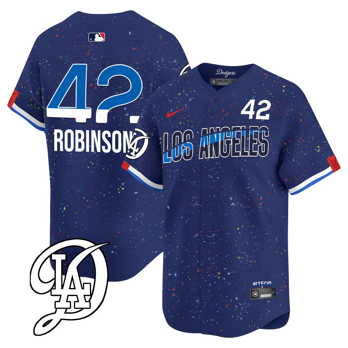 Men's Los Angeles Dodgers 2024 City Connect Limited Jersey - All Stitched