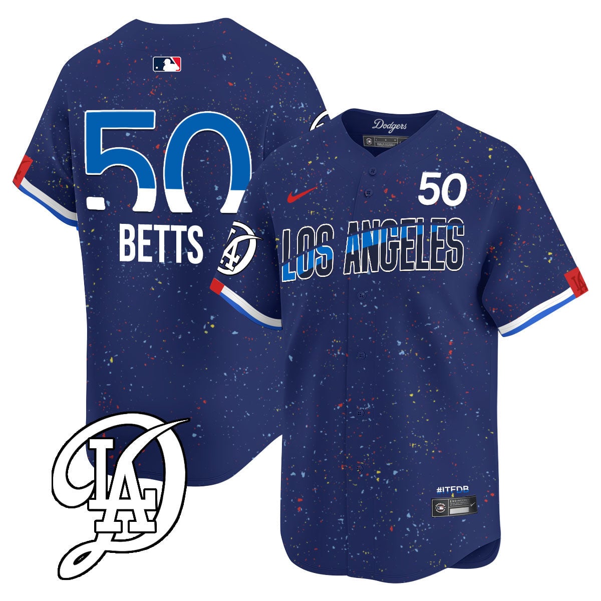 Men's Los Angeles Dodgers 2024 City Connect Limited Jersey - All Stitched