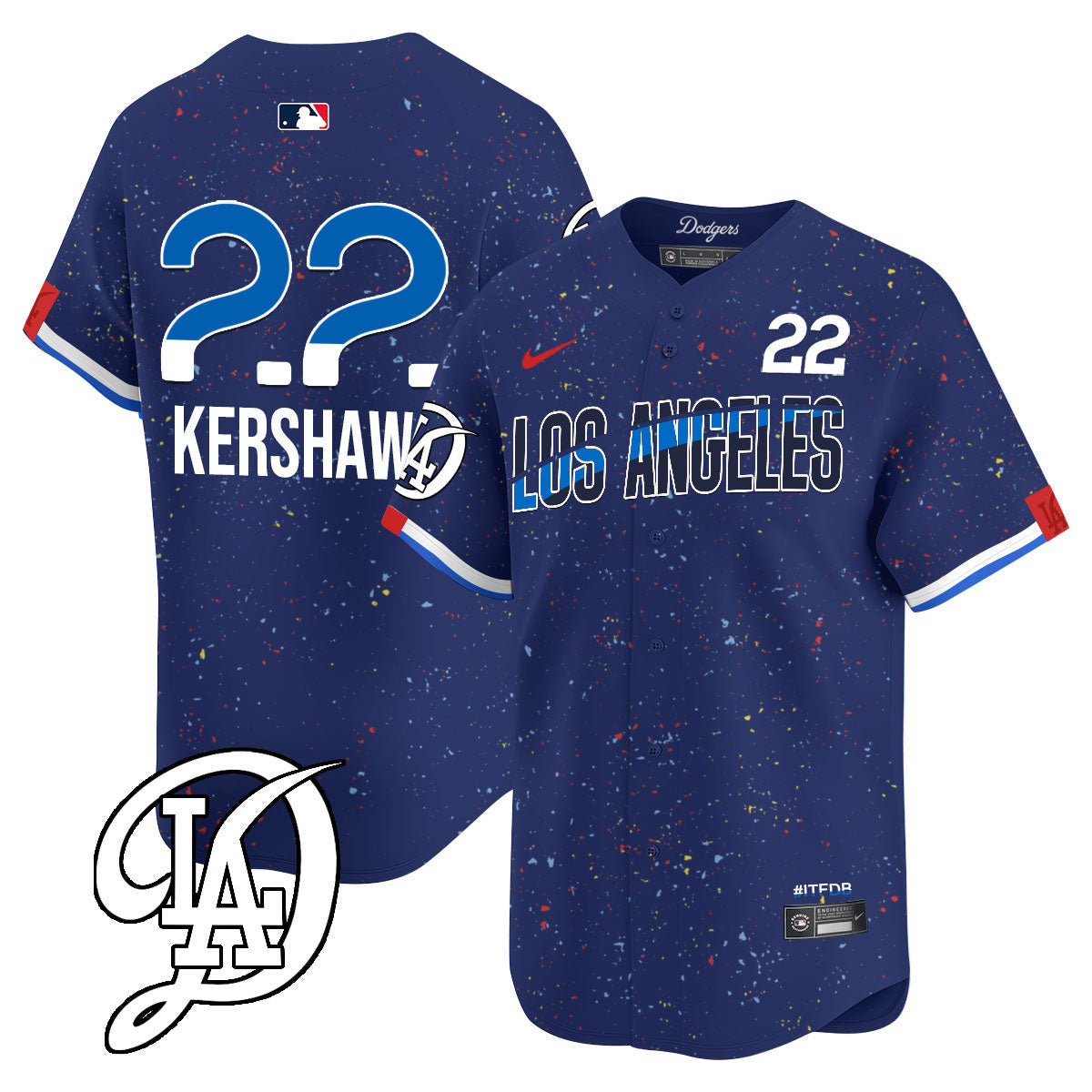 Men's Los Angeles Dodgers 2024 City Connect Limited Jersey - All Stitched