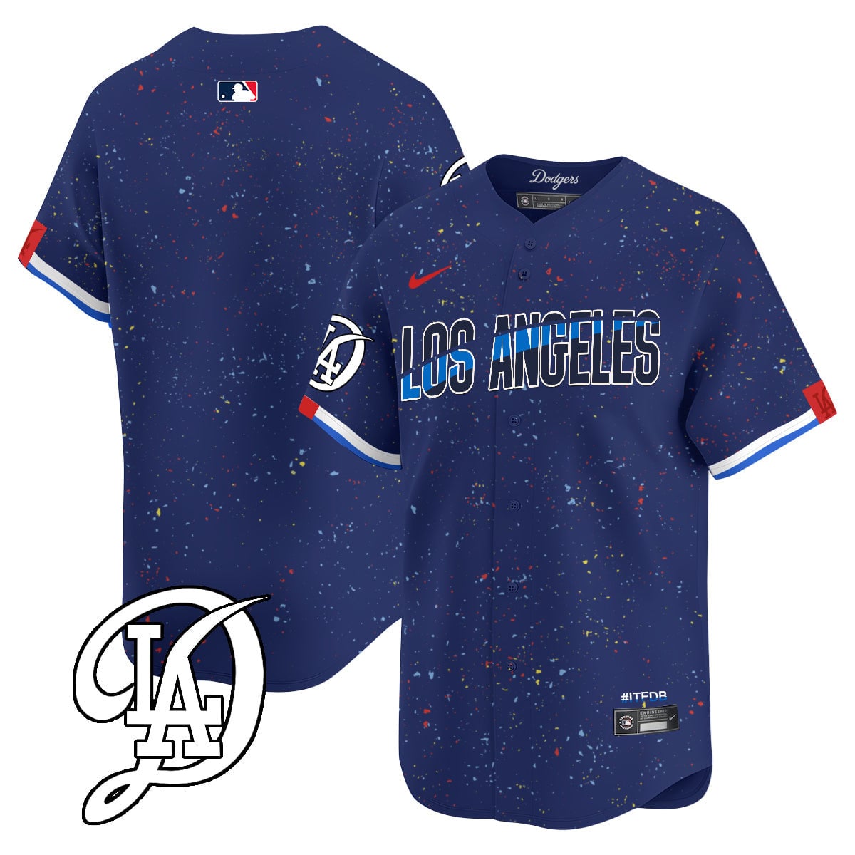 Men's Los Angeles Dodgers 2024 City Connect Limited Jersey - All Stitched