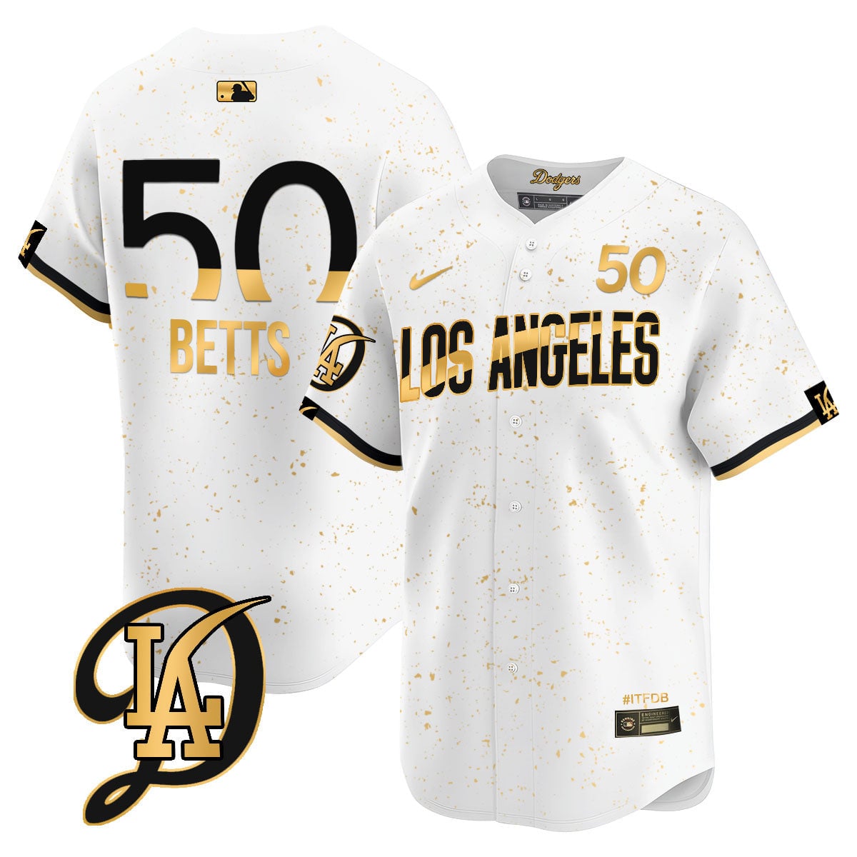 Men's Los Angeles Dodgers 2024 City Connect Limited Jersey - All Stitched