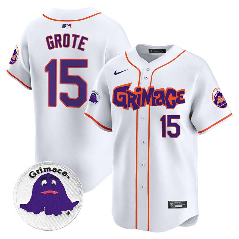 Men's Mets Grimace Vapor Premier Limited Jersey V2 - All Stitched