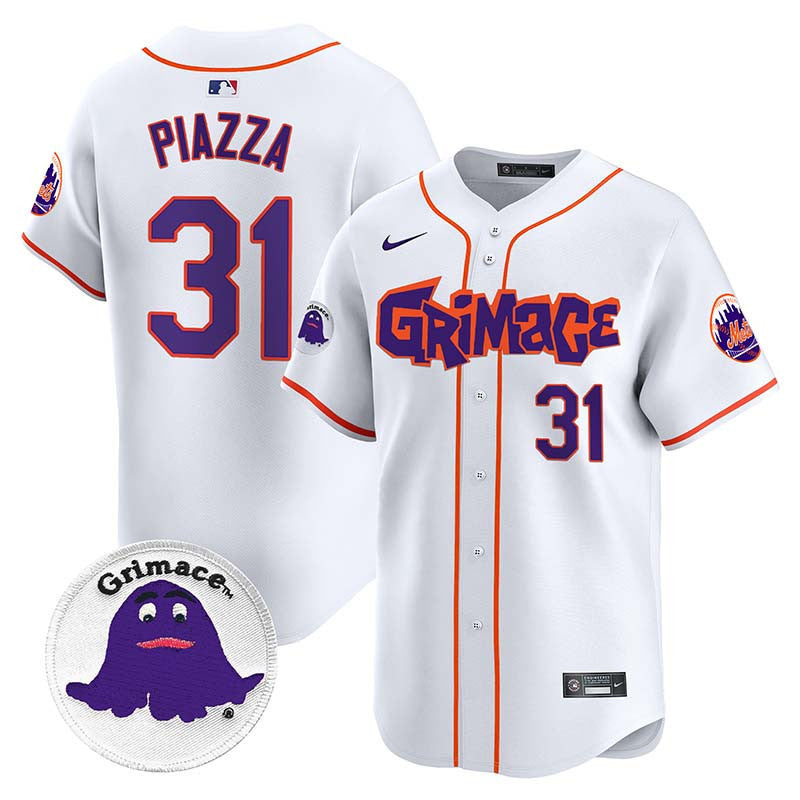 Men's Mets Grimace Vapor Premier Limited Jersey V2 - All Stitched