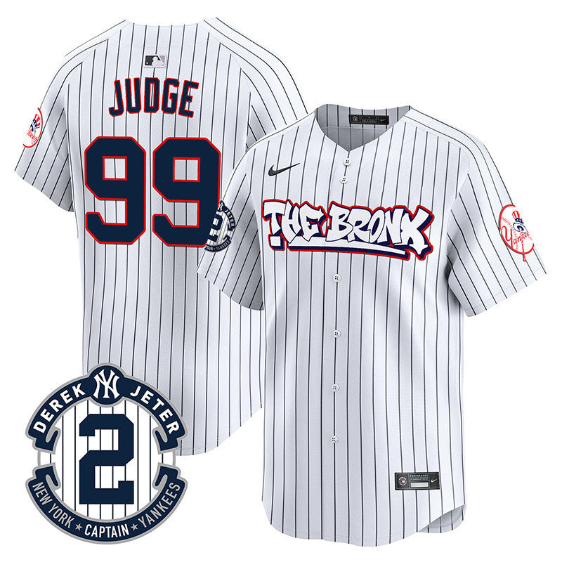 Men's New York Yankees The Bronx Graffiti Vapor Premier Limited Jersey V2 - All Stitched