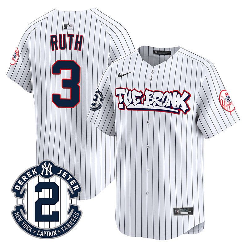 Men's New York Yankees The Bronx Graffiti Vapor Premier Limited Jersey V2 - All Stitched