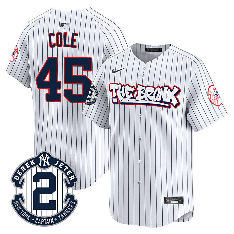 Men's New York Yankees The Bronx Graffiti Vapor Premier Limited Jersey V2 - All Stitched