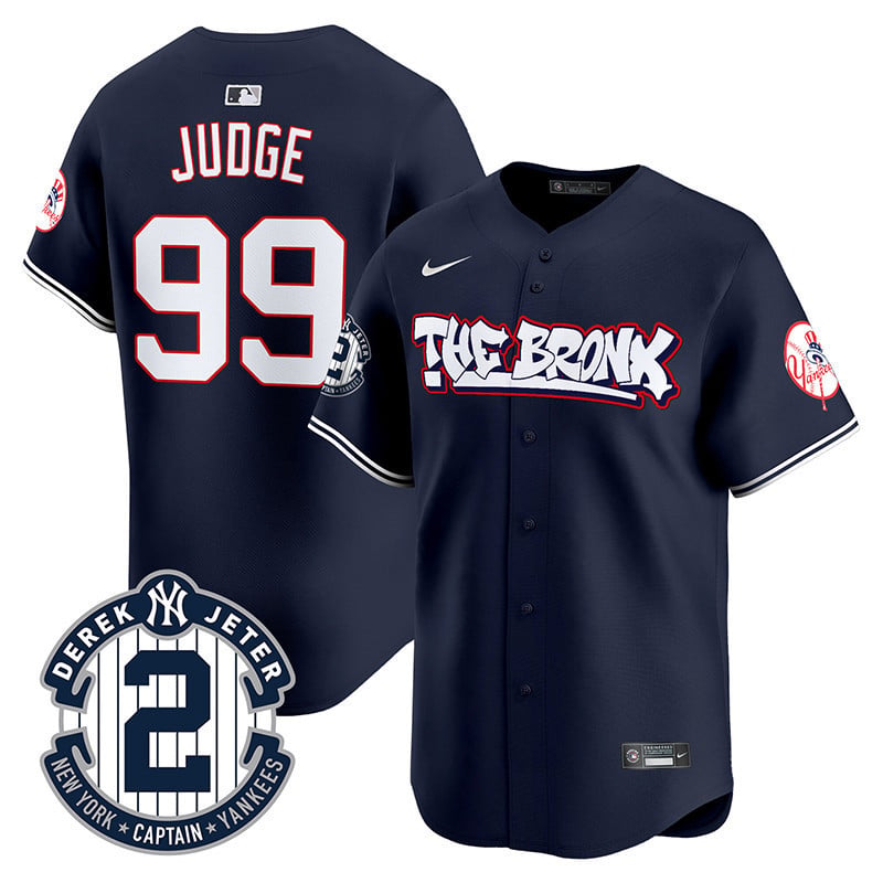 Men's New York Yankees The Bronx Graffiti Vapor Premier Limited Jersey V2 - All Stitched