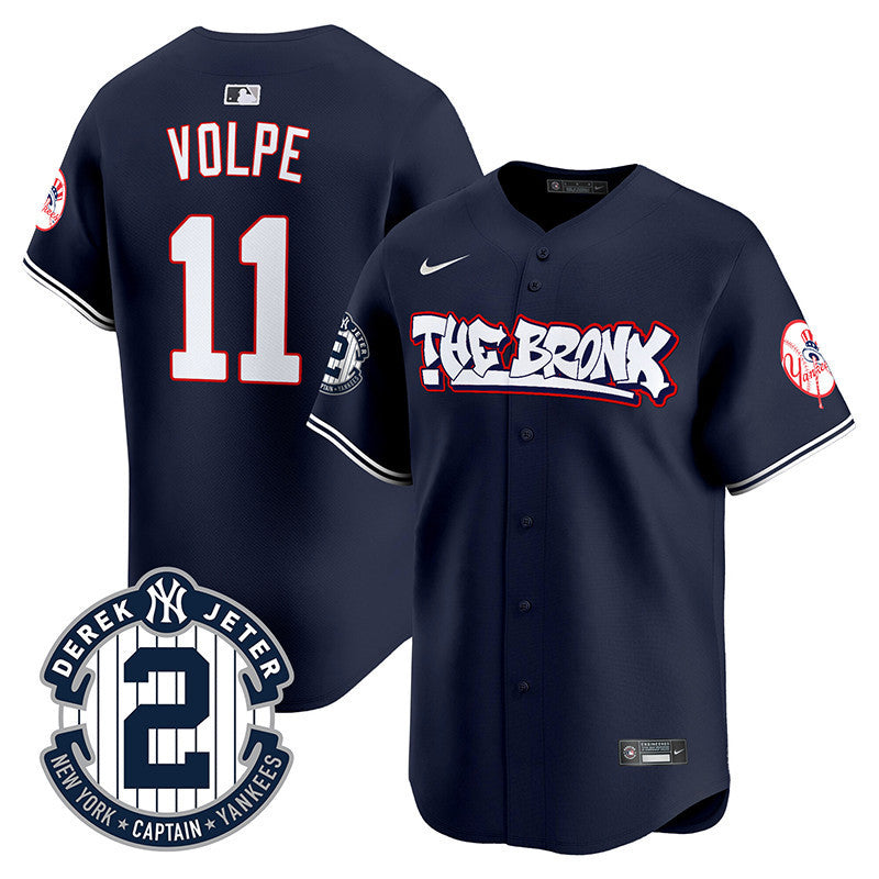 Men's New York Yankees The Bronx Graffiti Vapor Premier Limited Jersey V2 - All Stitched