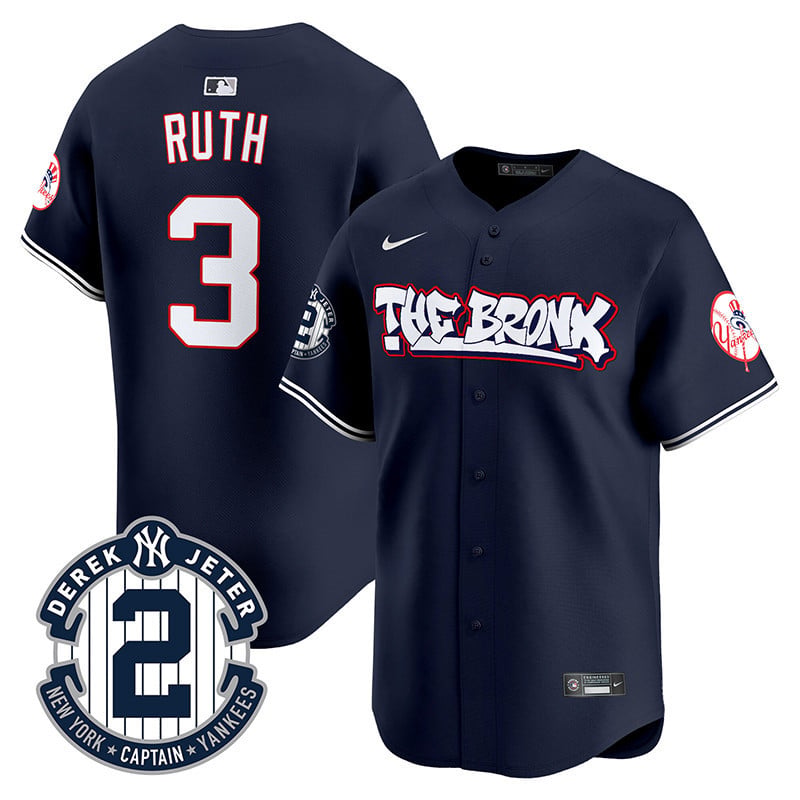 Men's New York Yankees The Bronx Graffiti Vapor Premier Limited Jersey V2 - All Stitched