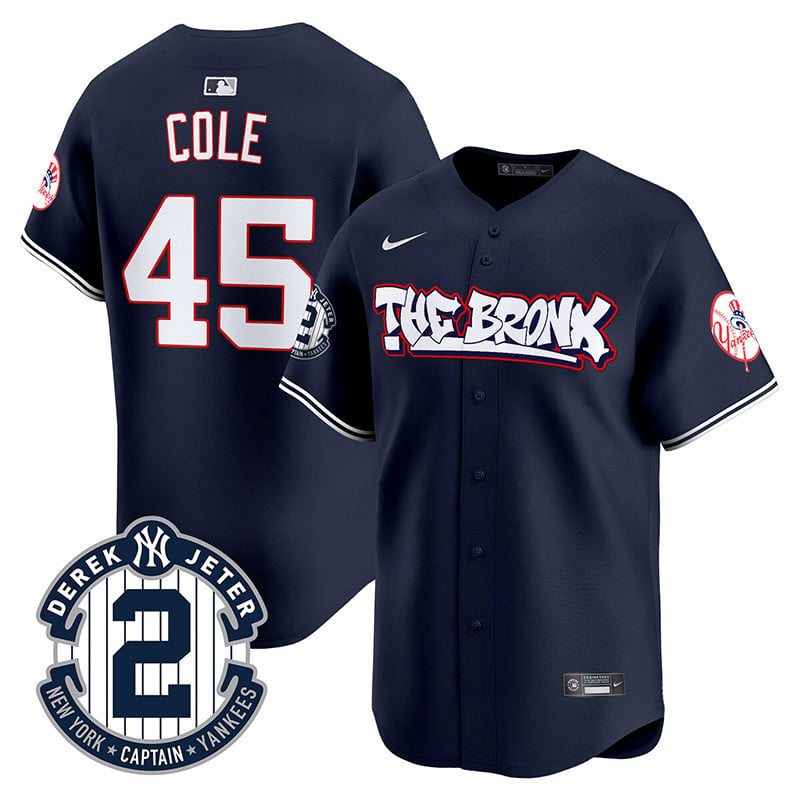 Men's New York Yankees The Bronx Graffiti Vapor Premier Limited Jersey V2 - All Stitched