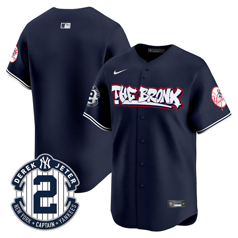 Men's New York Yankees The Bronx Graffiti Vapor Premier Limited Jersey V2 - All Stitched