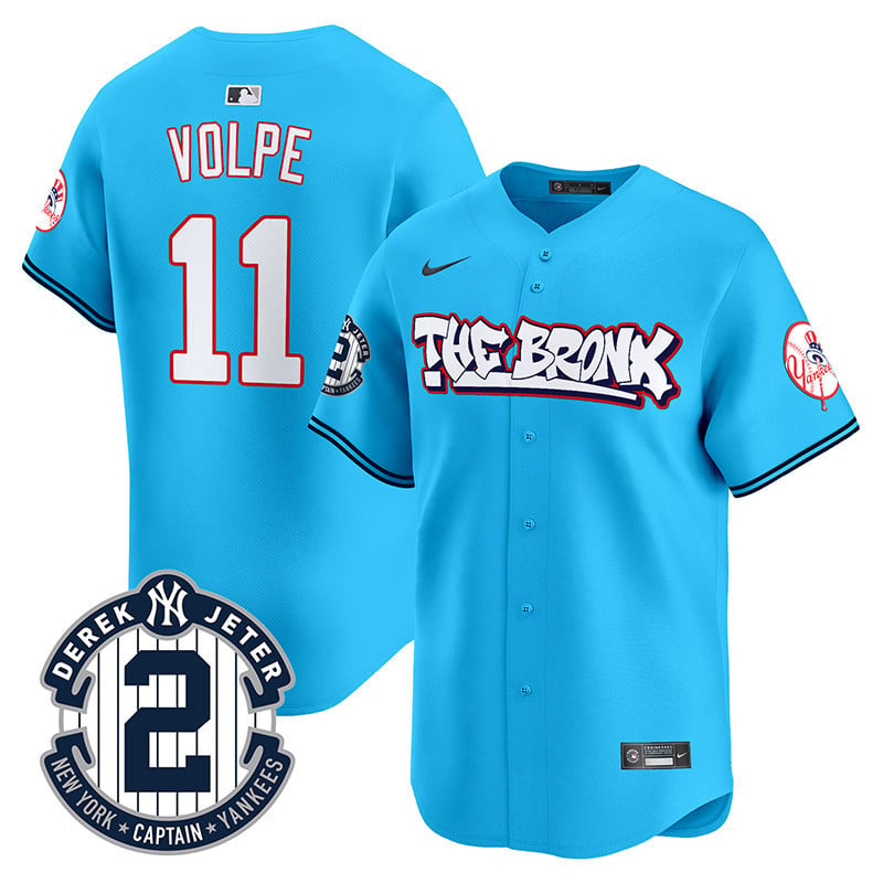 Men's New York Yankees The Bronx Graffiti Vapor Premier Limited Jersey V2 - All Stitched
