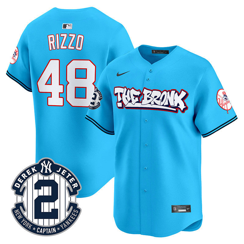 Men's New York Yankees The Bronx Graffiti Vapor Premier Limited Jersey V2 - All Stitched