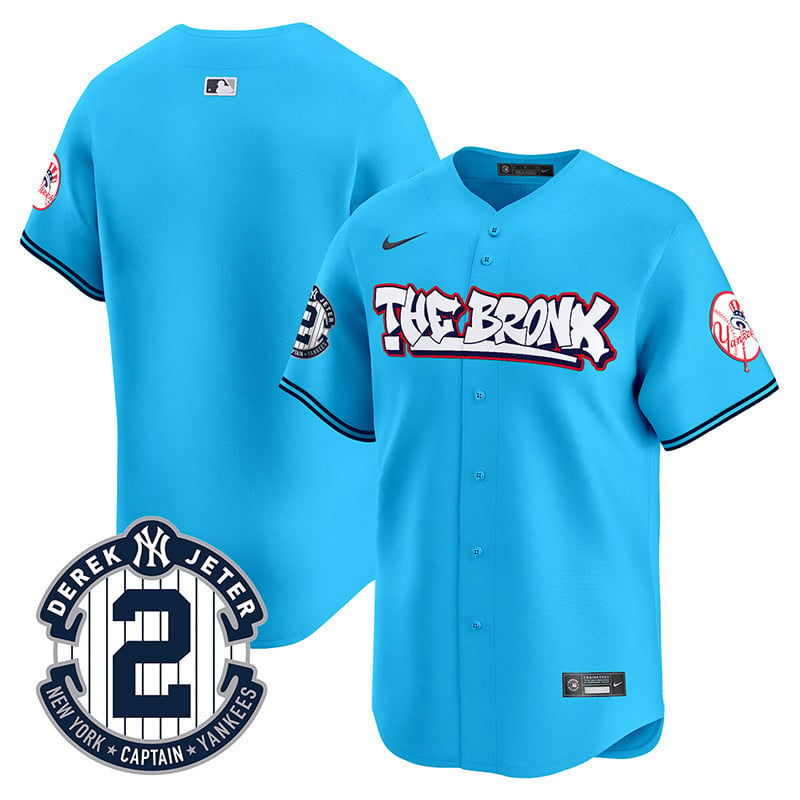 Men's New York Yankees The Bronx Graffiti Vapor Premier Limited Jersey V2 - All Stitched