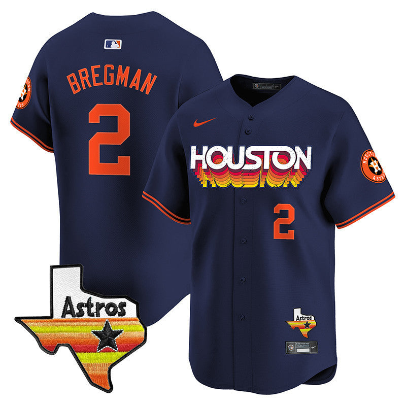 Men's Astros Throwback Style Vapor Premier Limited Jersey - All Stitched