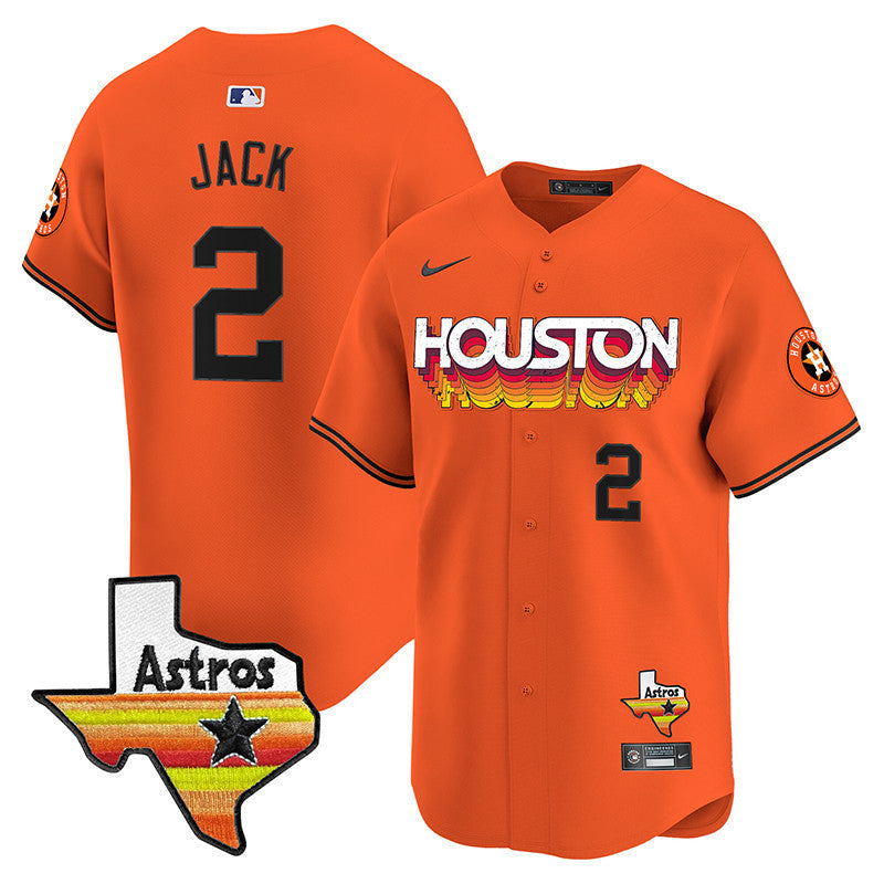 Men's Astros Throwback Style Vapor Premier Limited Jersey - All Stitched