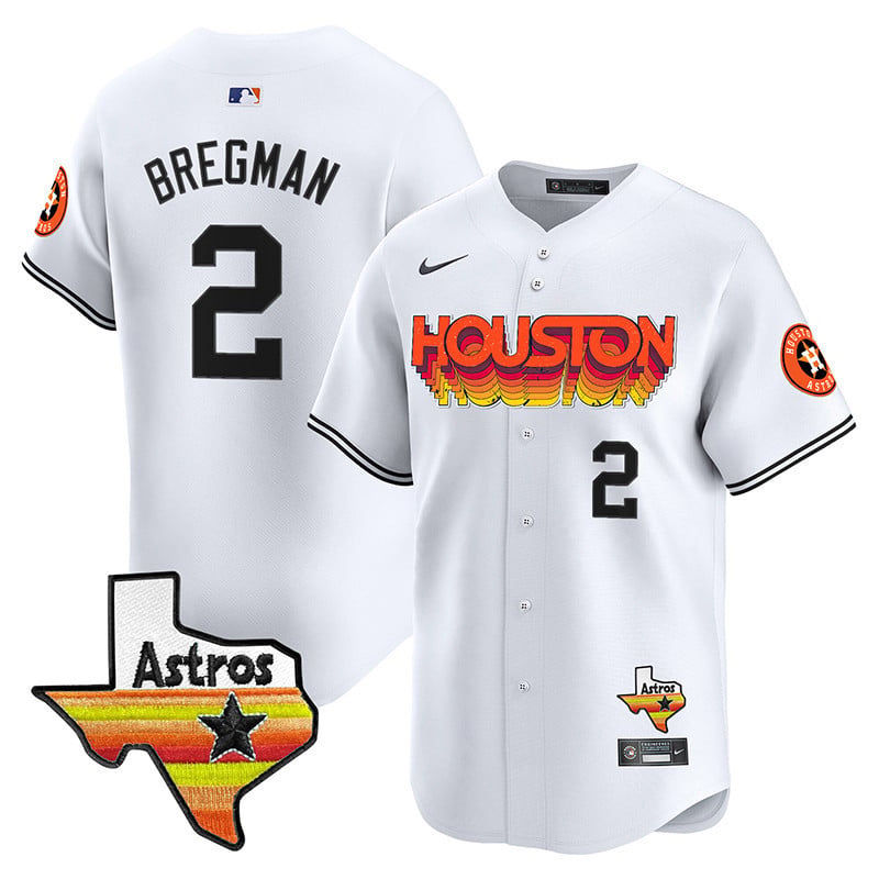 Men's Astros Throwback Style Vapor Premier Limited Jersey - All Stitched