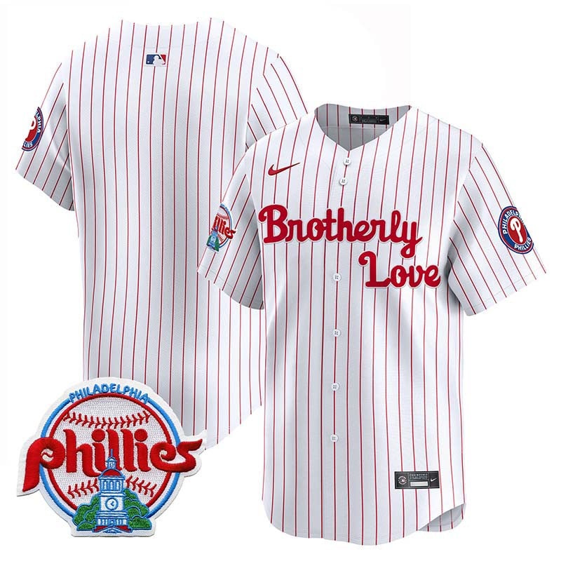 Men's Phillies Brotherly Love Vapor Premier Limited Jersey - All Stitched