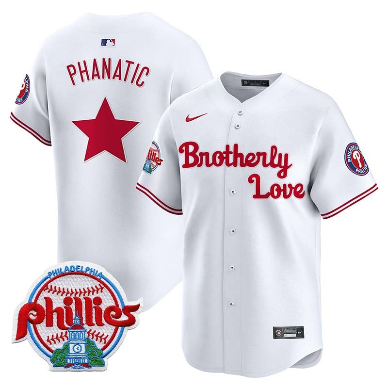 Men's Phillies Brotherly Love Vapor Premier Limited Jersey - All Stitched