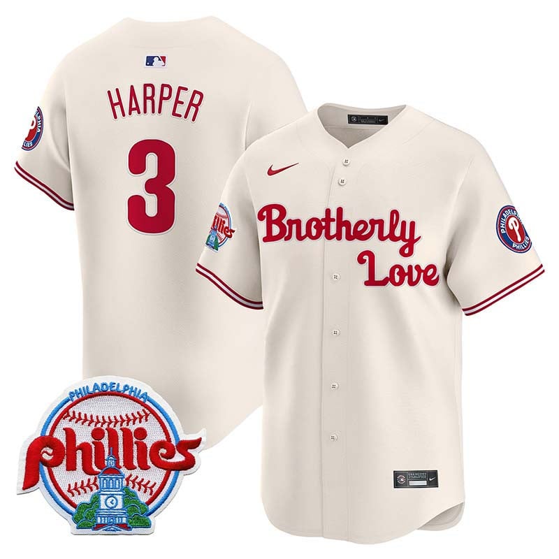 Men's Phillies Brotherly Love Vapor Premier Limited Jersey - All Stitched