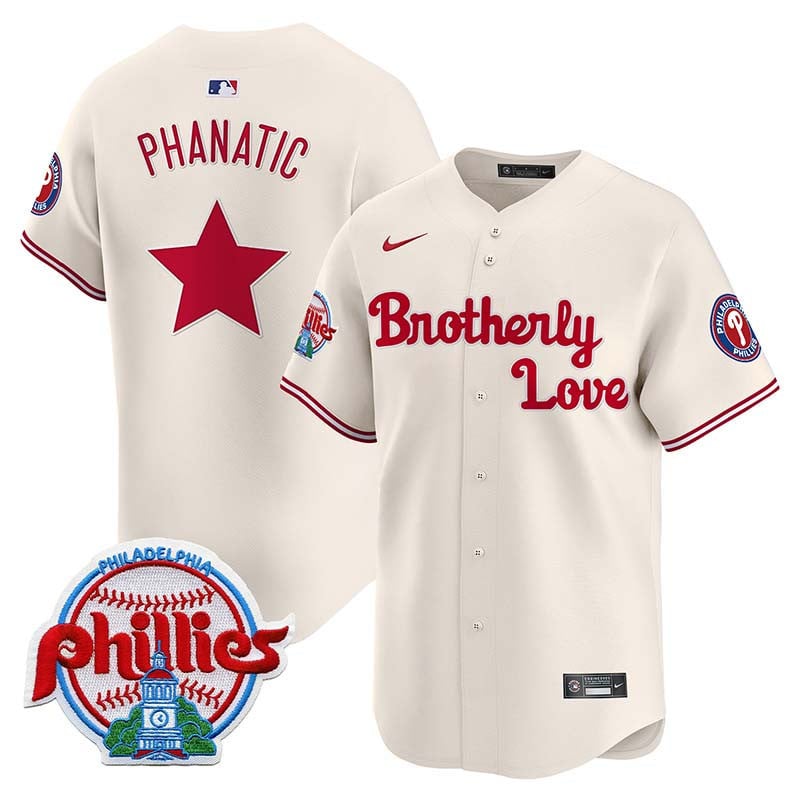 Men's Phillies Brotherly Love Vapor Premier Limited Jersey - All Stitched