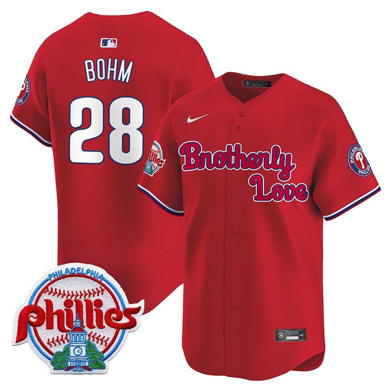 Men's Phillies Brotherly Love Vapor Premier Limited Jersey - All Stitched