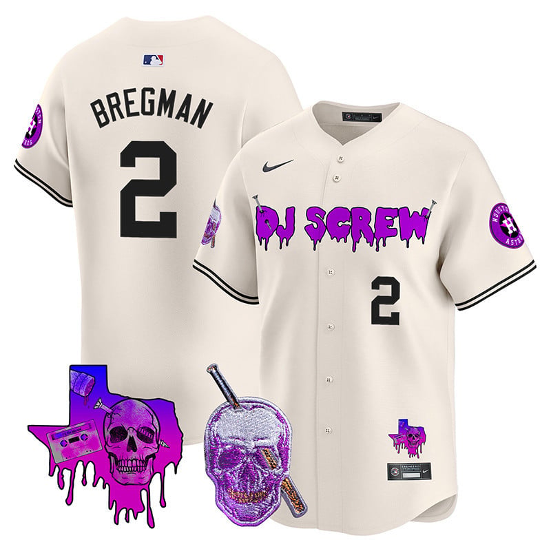 Men's Astros DJ Screw Vapor Premier Limited Jersey - All Stitched