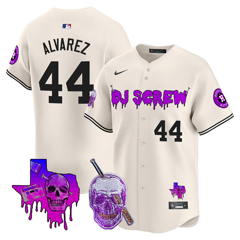 Men's Astros DJ Screw Vapor Premier Limited Jersey - All Stitched