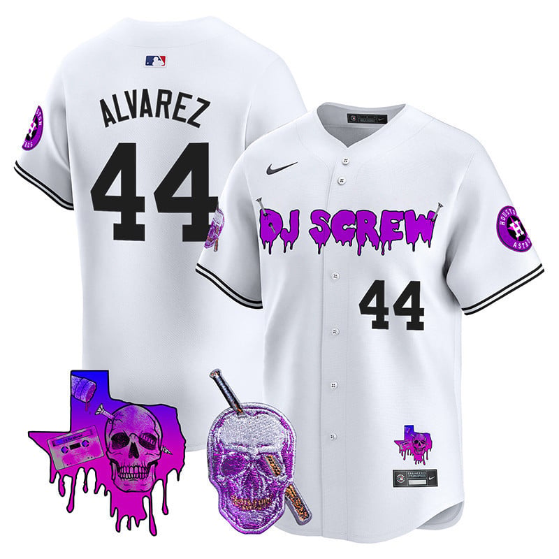 Men's Astros DJ Screw Vapor Premier Limited Jersey - All Stitched