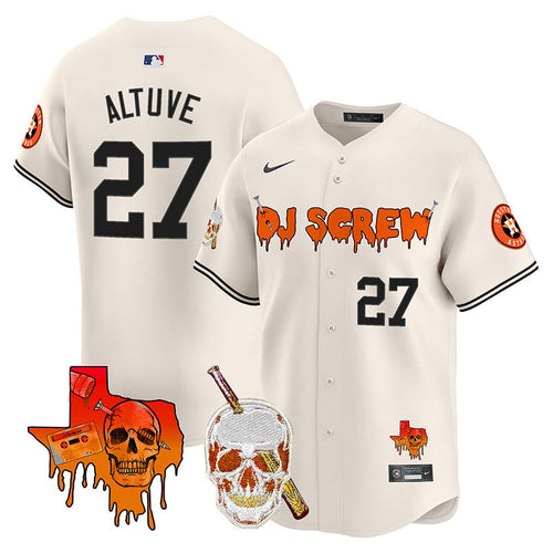 Men's Astros DJ Screw Vapor Premier Limited Jersey V2 - All Stitched
