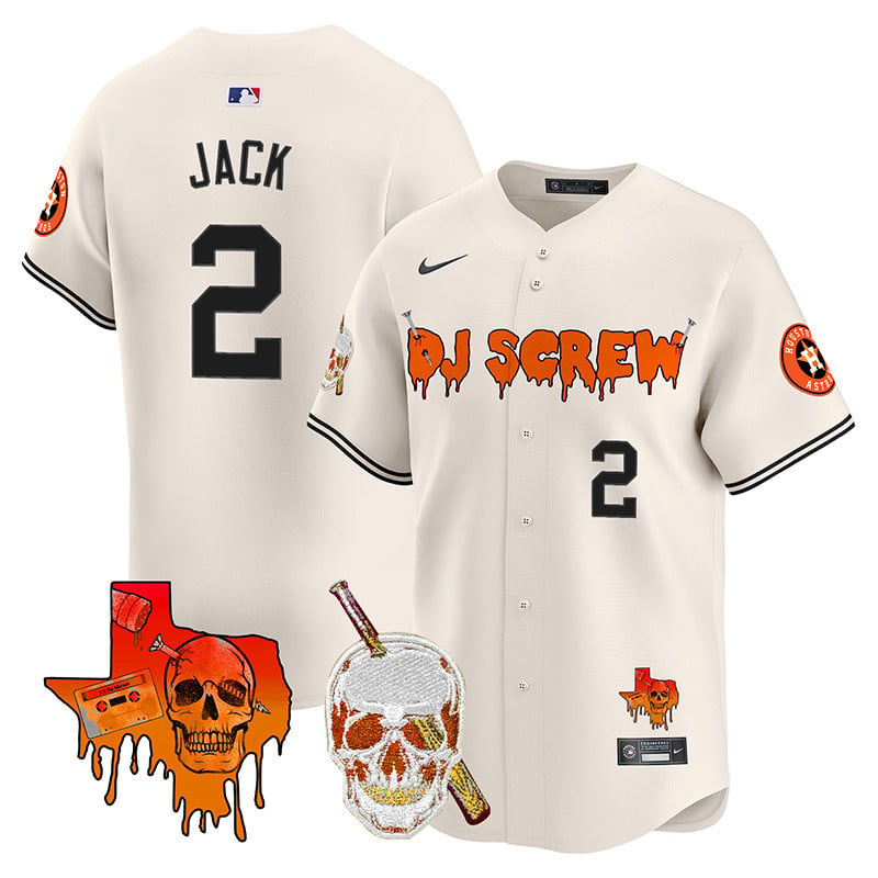 Men's Astros DJ Screw Vapor Premier Limited Jersey V2 - All Stitched