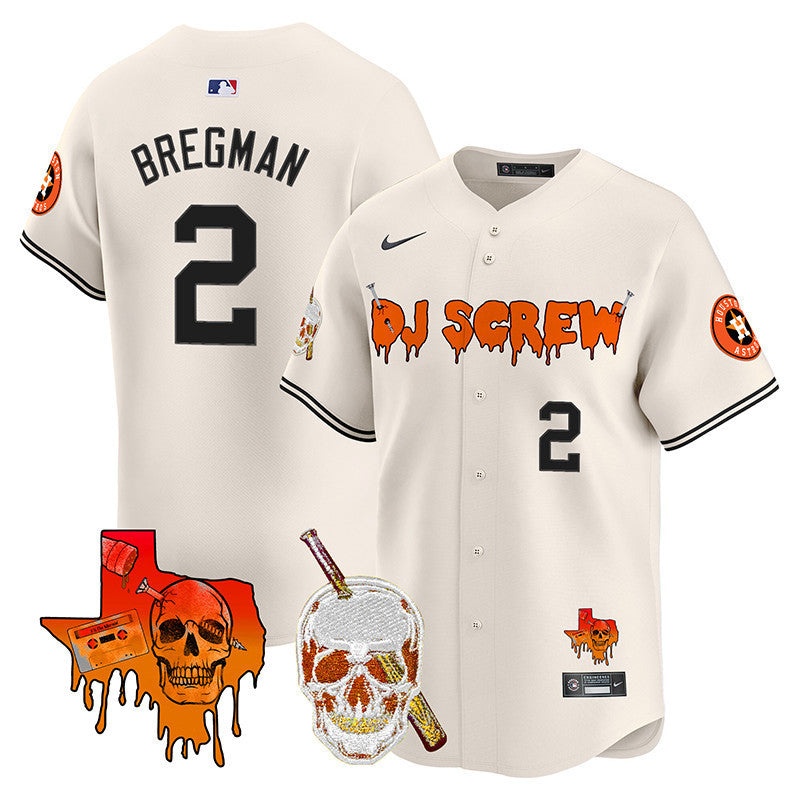 Men's Astros DJ Screw Vapor Premier Limited Jersey V2 - All Stitched