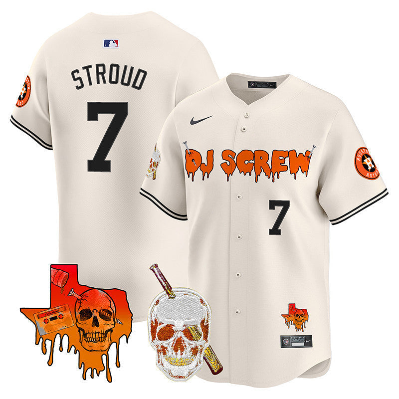 Men's Astros DJ Screw Vapor Premier Limited Jersey V2 - All Stitched