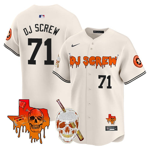 Men's Astros DJ Screw Vapor Premier Limited Jersey V2 - All Stitched