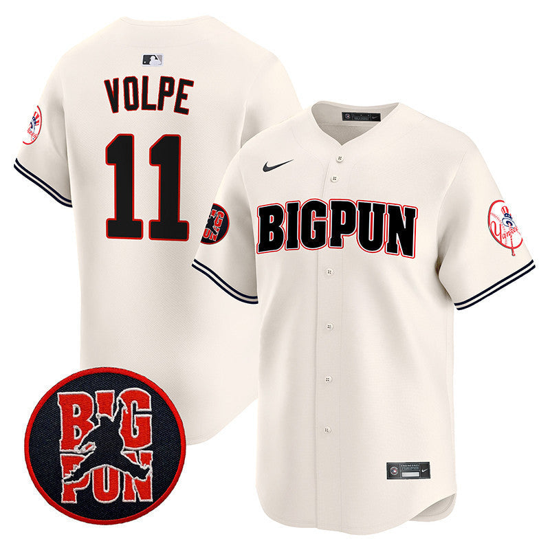 Men's New York Yankees Big Pun Vapor Premier Limited Jersey V2 - All Stitched