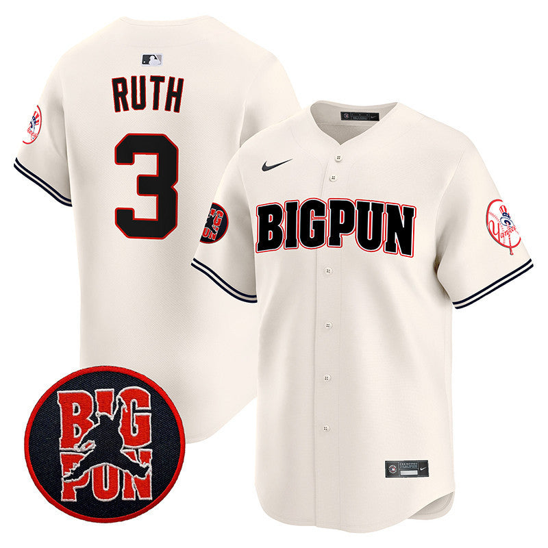 Men's New York Yankees Big Pun Vapor Premier Limited Jersey V2 - All Stitched