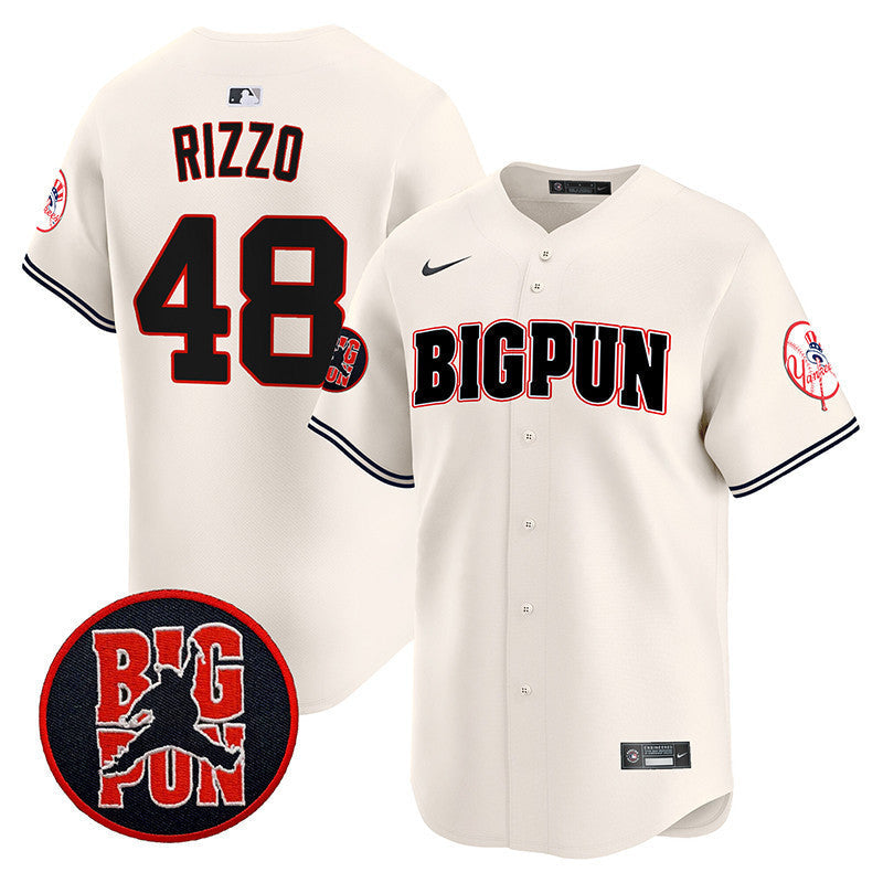 Men's New York Yankees Big Pun Vapor Premier Limited Jersey V2 - All Stitched