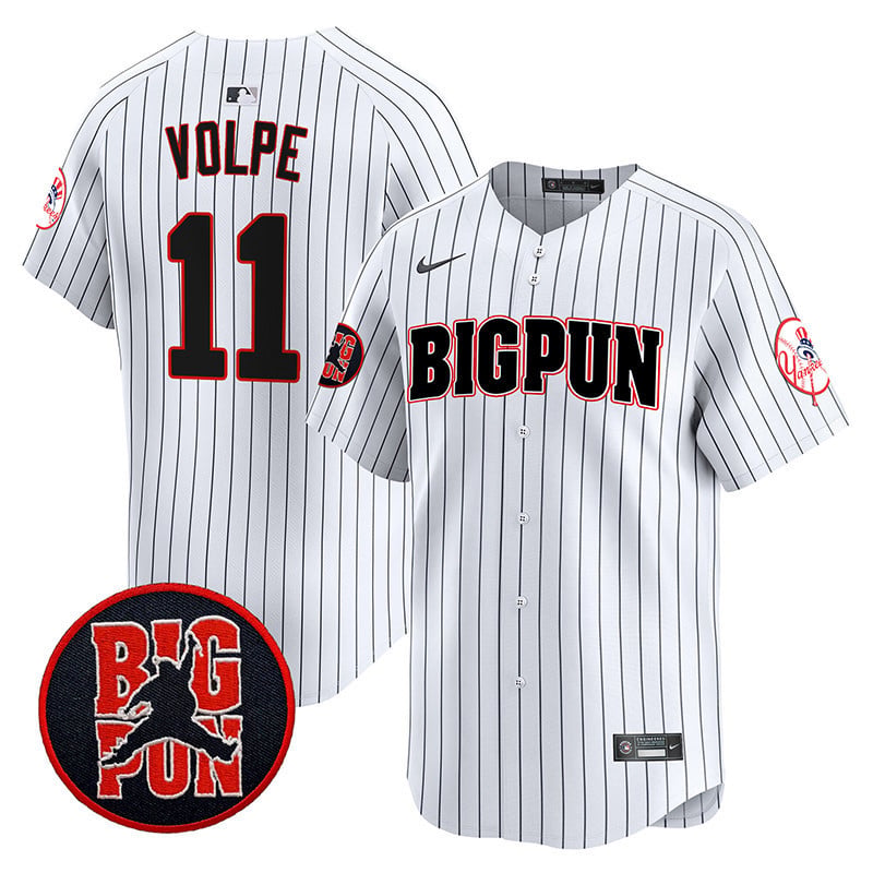 Men's New York Yankees Big Pun Vapor Premier Limited Jersey V2 - All Stitched