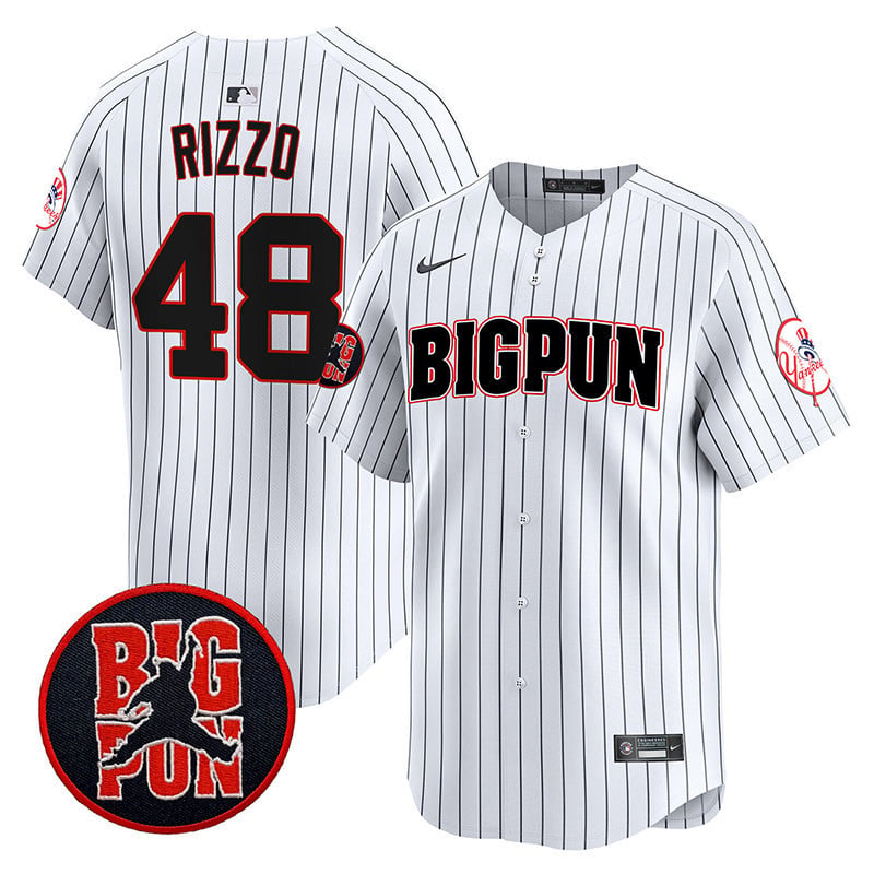 Men's New York Yankees Big Pun Vapor Premier Limited Jersey V2 - All Stitched