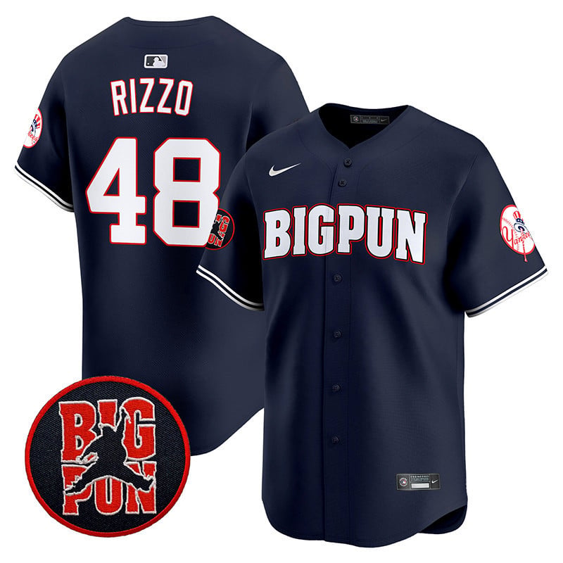 Men's New York Yankees Big Pun Vapor Premier Limited Jersey V2 - All Stitched