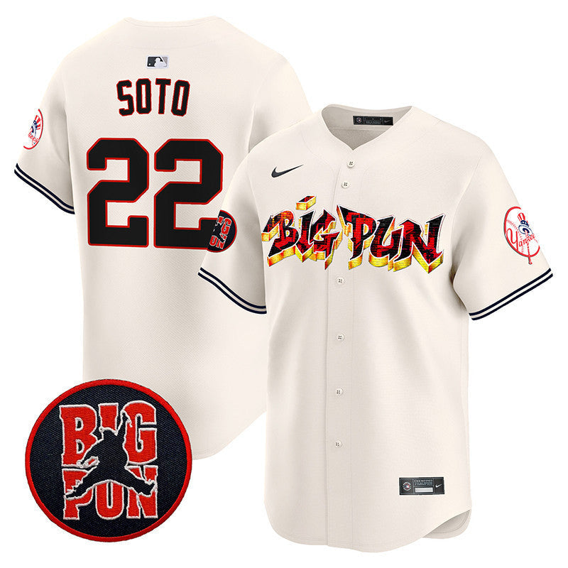 Men's New York Yankees Big Pun Vapor Premier Limited Jersey - All Stitched