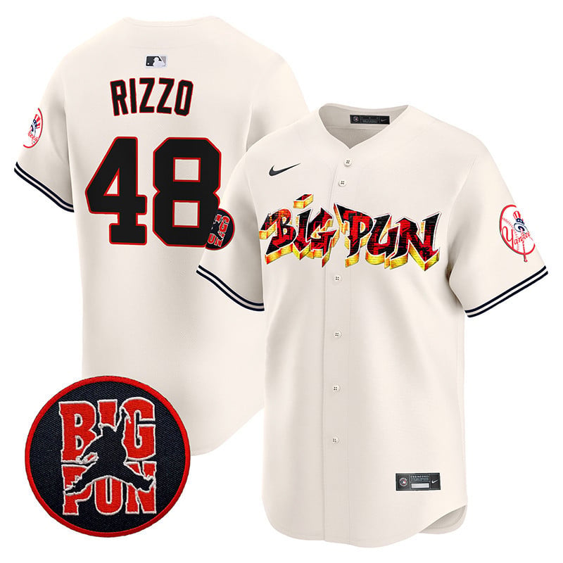 Men's New York Yankees Big Pun Vapor Premier Limited Jersey - All Stitched