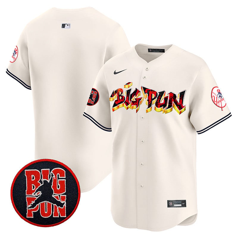 Men's New York Yankees Big Pun Vapor Premier Limited Jersey - All Stitched