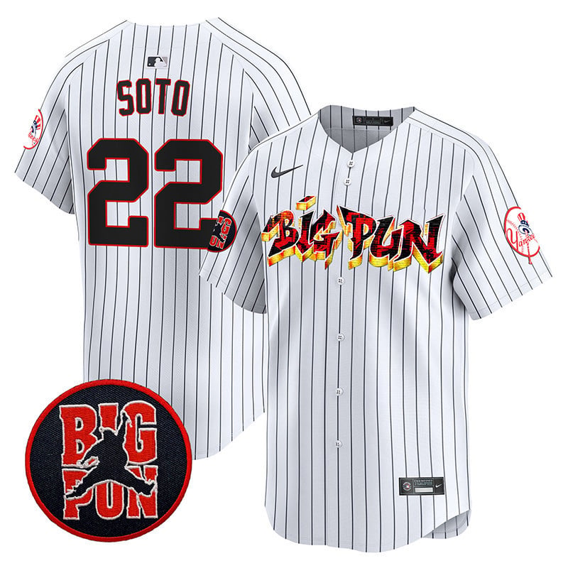 Men's New York Yankees Big Pun Vapor Premier Limited Jersey - All Stitched