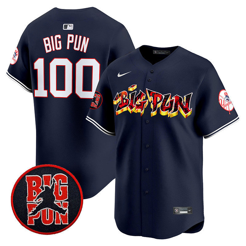 Men's New York Yankees Big Pun Vapor Premier Limited Jersey - All Stitched