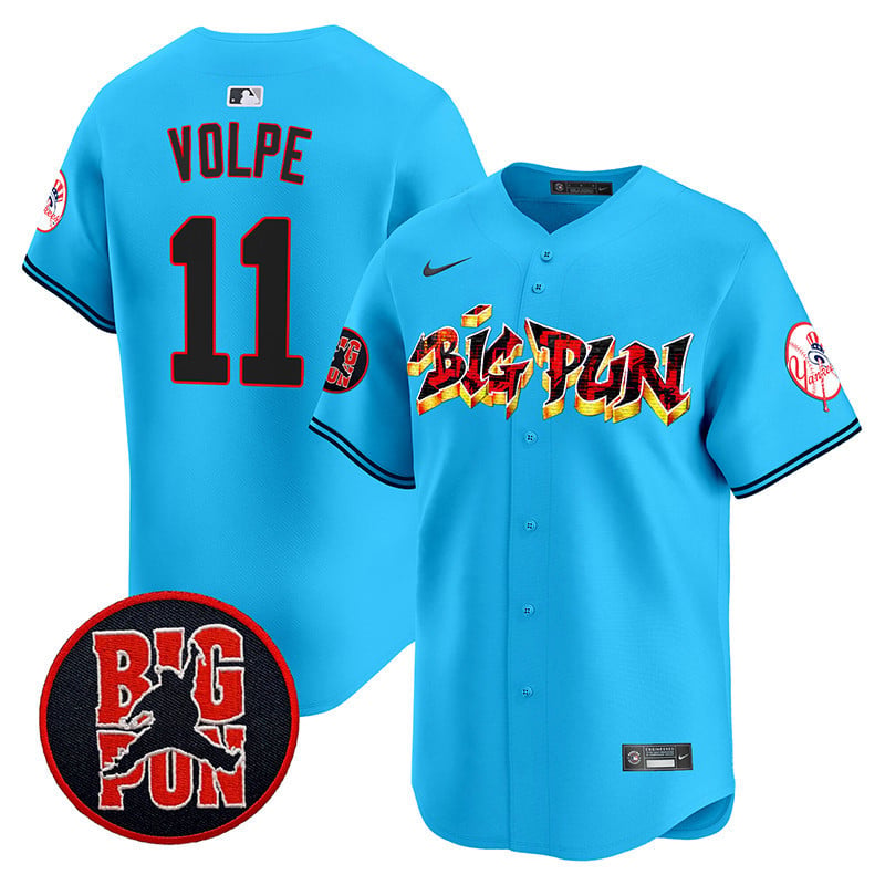 Men's New York Yankees Big Pun Vapor Premier Limited Jersey - All Stitched