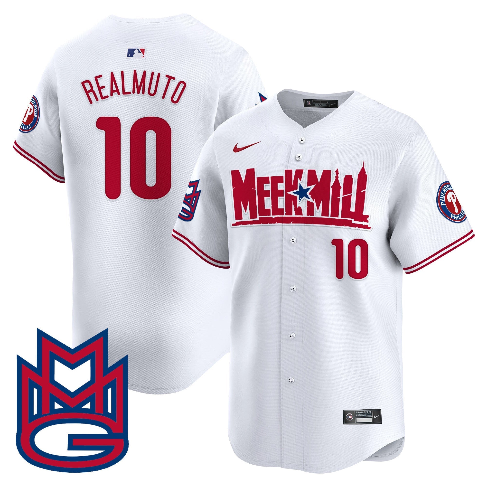 Men's Phillies Meek Mill Vapor Premier Limited Jersey - All Stitched
